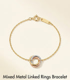 Cartier Trinity chain bracelet with diamonds 13-15cm, UK version
