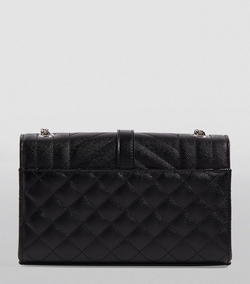 Saint Laurent Small Envelope Matelassé shoulder bag, imported from the UK