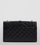 Saint Laurent Small Envelope Matelassé shoulder bag, imported from the UK