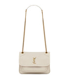 Saint Laurent Mini Niki shoulder bag in leather, imported from the UK
