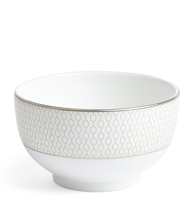 Wedgwood Gio Platinum rice bowl 11cm (British brand)