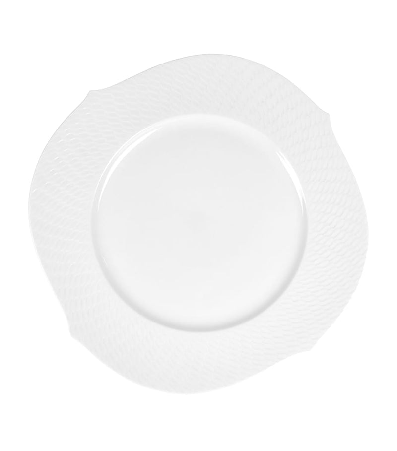 Meissen porcelain plate 23cm with waves relief texture - British product