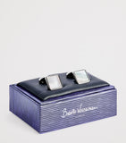 Babette Wasserman mother-of-pearl herringbone cufflinks, UK version