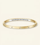 Cartier small yellow gold 6-diamond bracelet - British product