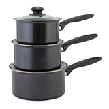 Argos Argos Home 3 Piece Non Stick Steel Pan Set- Buy online at McGrocer