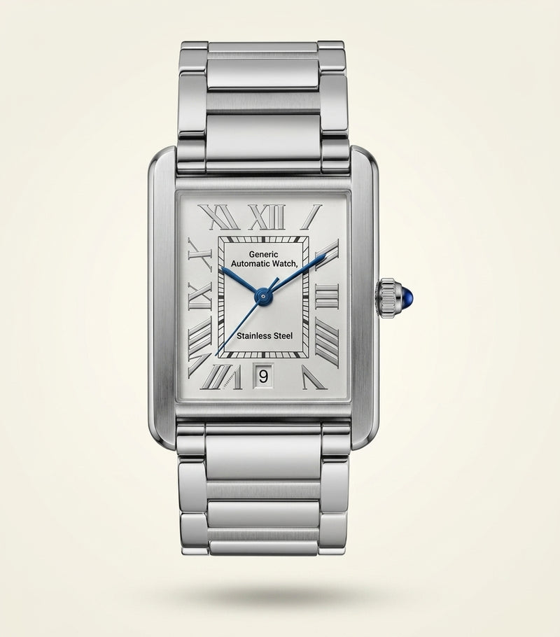 Cartier Tank Must extra-large steel watch 31mm - British product