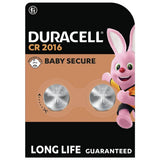 Argos Duracell 2016 Lithium Coin Batteries 3V (CR2016) - Pack of 2- Buy online at McGrocer