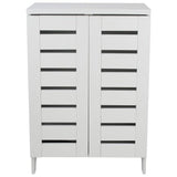 Argos Home shoe cabinet white slatted - British product