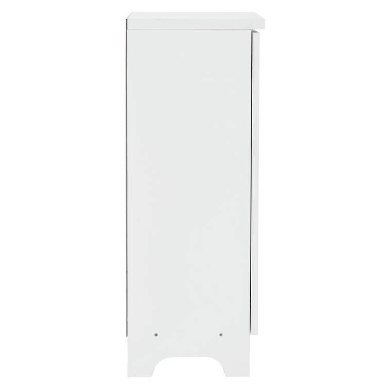 Argos Home shoe cabinet white slatted - British product