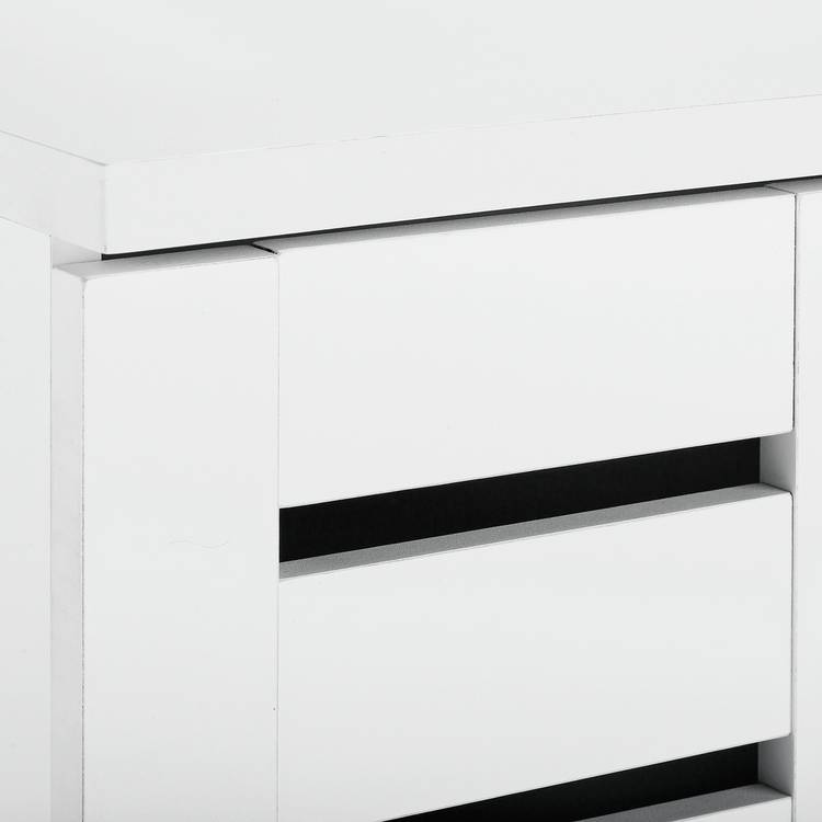 Argos Home shoe cabinet white slatted - British product