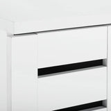 Argos Home shoe cabinet white slatted - British product