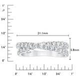 0.90ctw round brilliant diamond ring in 14ct white gold, imported from the UK