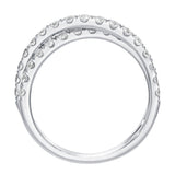 0.90ctw round brilliant diamond ring in 14ct white gold, imported from the UK