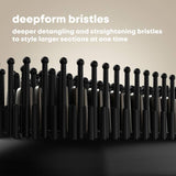 Revamp Deepform Ceramic Straightening Hot Brush (British brand)