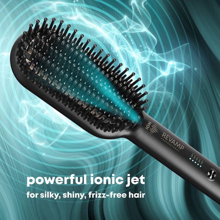 Revamp Deepform Ceramic Straightening Hot Brush (British brand)