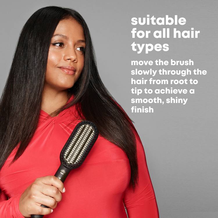 Revamp Deepform Ceramic Straightening Hot Brush (British brand)
