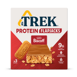 Holland & Barrett Trek Lotus Biscoff Protein Flapjack Multipack 3 x 50g- Buy online at McGrocer