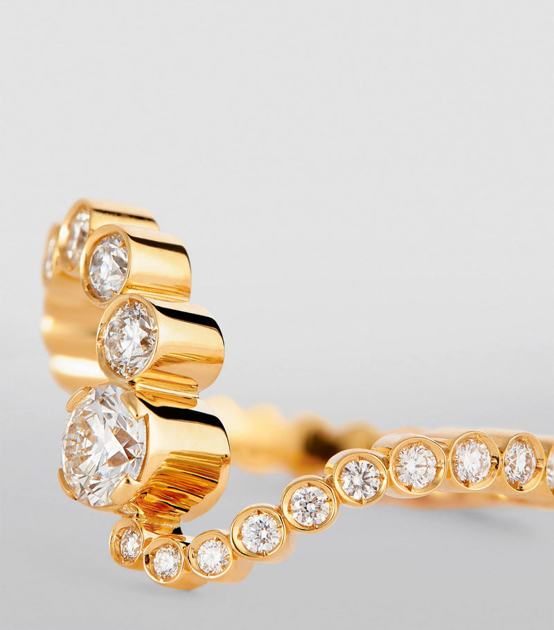 Sophie Bille Brahe yellow gold and diamond ring, imported from the UK
