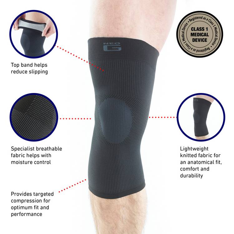 Neo G Airflow knee support large size, imported from the UK