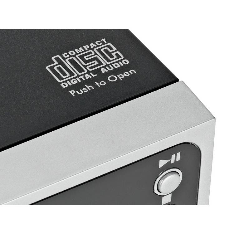 Bush mini hi-fi system silver with Bluetooth - British product