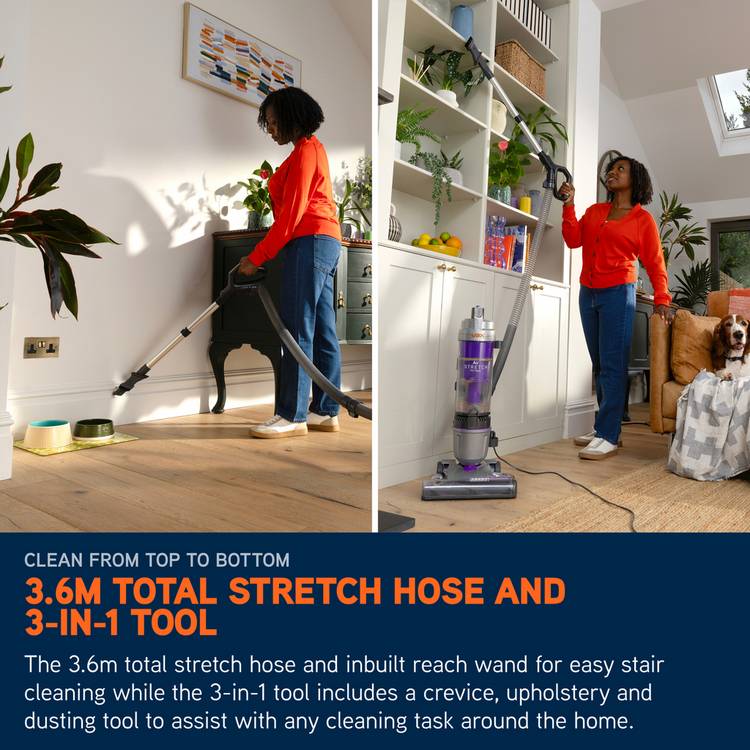 Vax Air Stretch Max Pet upright vacuum cleaner, imported from the UK