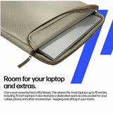 HP Protective 15-16 inch laptop sleeve latte taupe, UK version