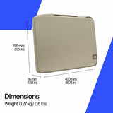 HP Protective 15-16 inch laptop sleeve latte taupe, UK version