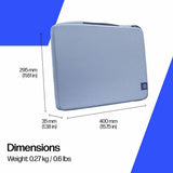 HP protective laptop sleeve ice blue 15-16 inch - British product