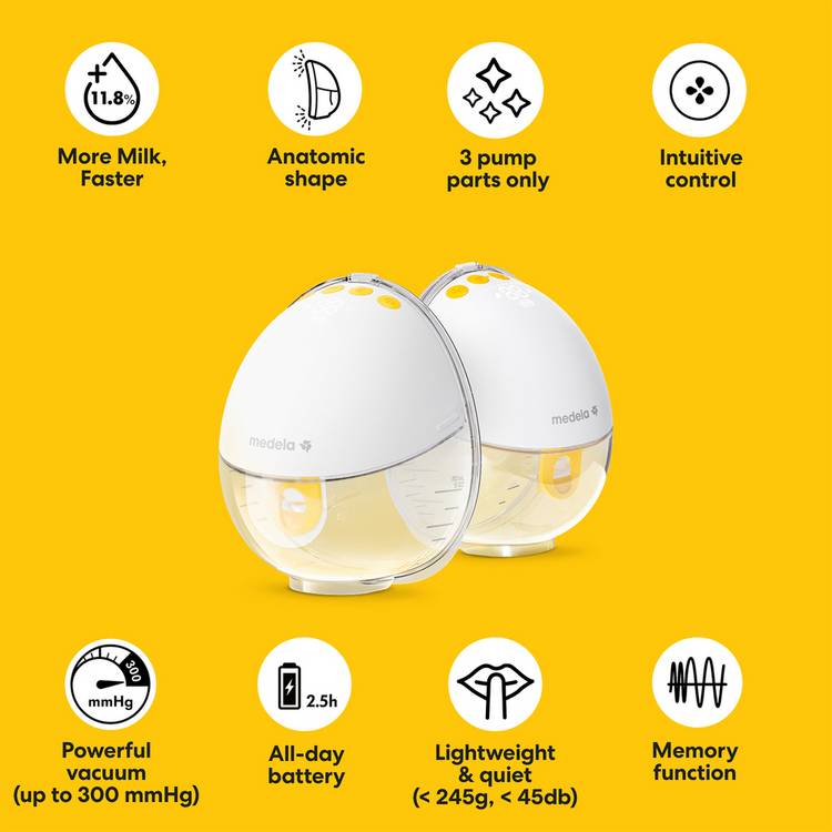 Medela Motion InBra double electric breast pump, imported from the UK