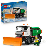 LEGO City Snowplough truck toy 263 pieces with minifigure, imported from the UK