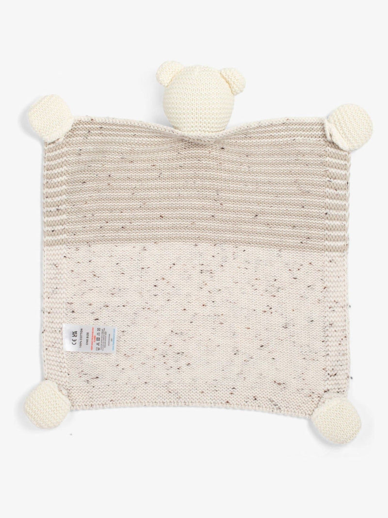 The Little Tailor baby comforter with teddy detail - British product
