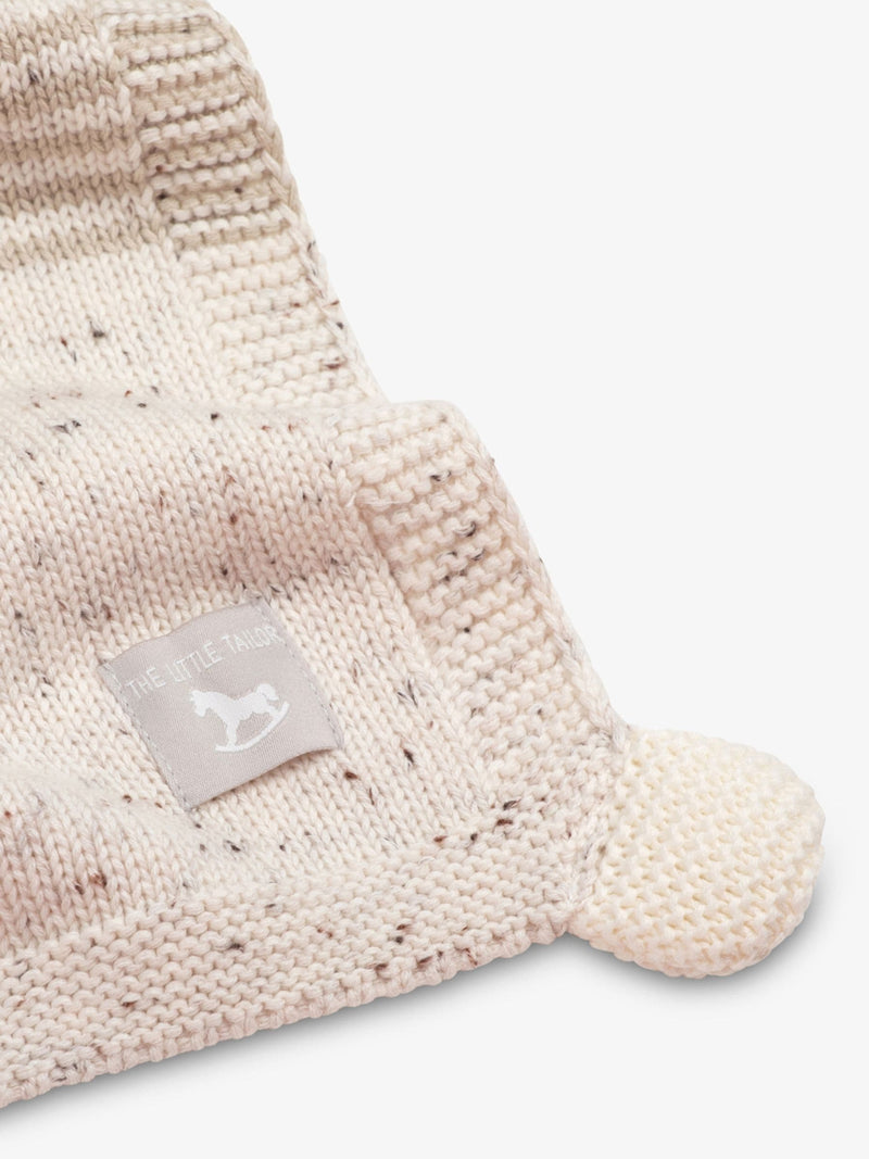 The Little Tailor baby comforter with teddy detail - British product
