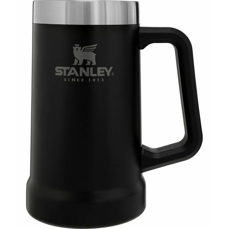 Stanley black stainless steel beer vessel 700ml, UK version