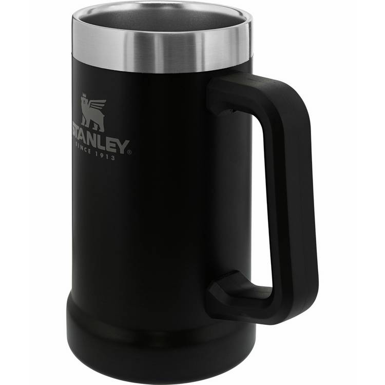 Stanley black stainless steel beer vessel 700ml, UK version