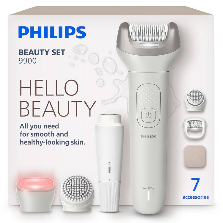 Philips beauty set epilator for body and face (British brand)