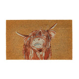 My Mat coir doormat highland cow design 45x75cm, UK version