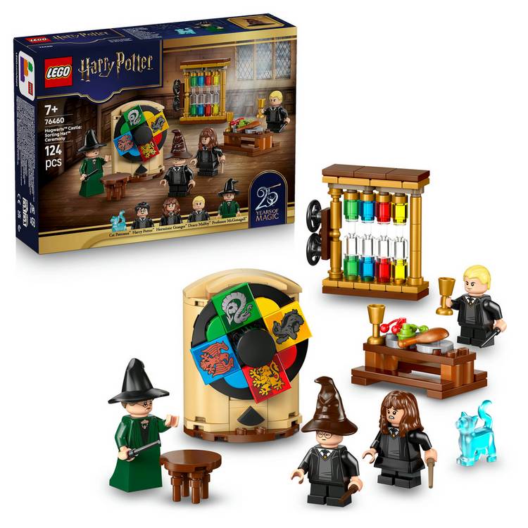 LEGO Harry Potter Sorting Hat ceremony building set (British brand)
