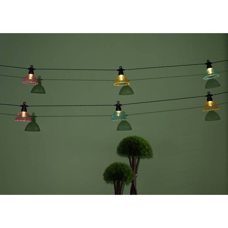 Habitat solar string lights warm white 10 LED, imported from the UK