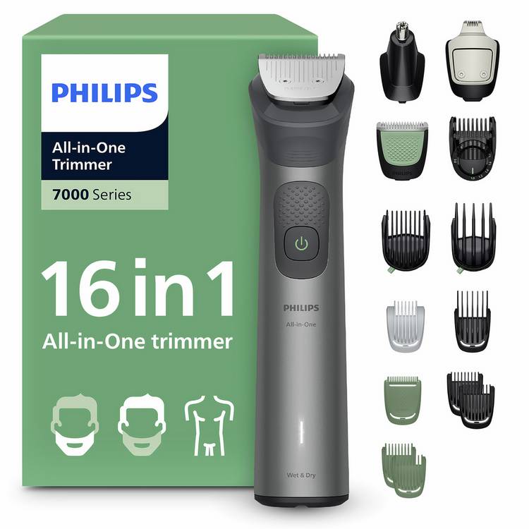 Philips Multigroom 7000 16-in-1 hair beard trimmer - British product
