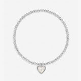 Inicio silver plated mother of pearl celestial bracelet, imported from the UK