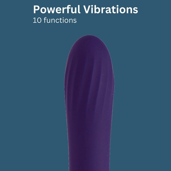 Nauti 10 function silicone bullet vibrator, imported from the UK