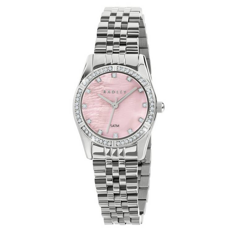 Radley watch and bracelet set with mother-of-pearl dial - British product