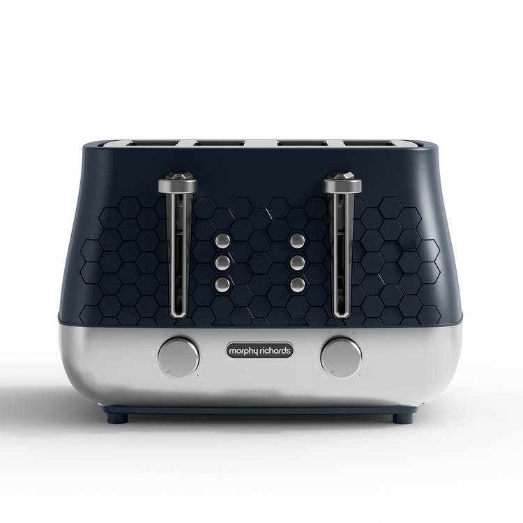 Morphy Richards Cassini 4 slice toaster blue colour, UK version