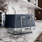 Morphy Richards Cassini 4 slice toaster blue colour, UK version