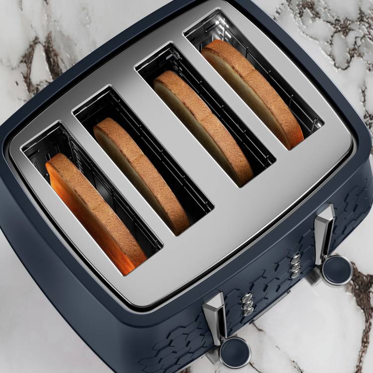 Morphy Richards Cassini 4 slice toaster blue colour, UK version