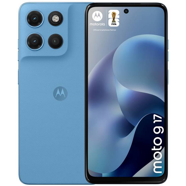 Motorola g17 128GB Alaskan Blue smartphone - British product