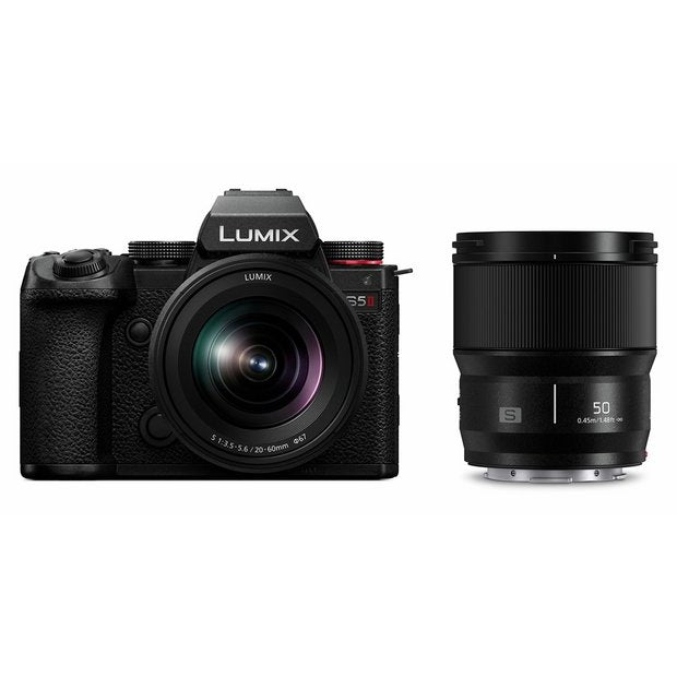Panasonic LUMIX S5M2 mirrorless camera with lenses, imported from the UK