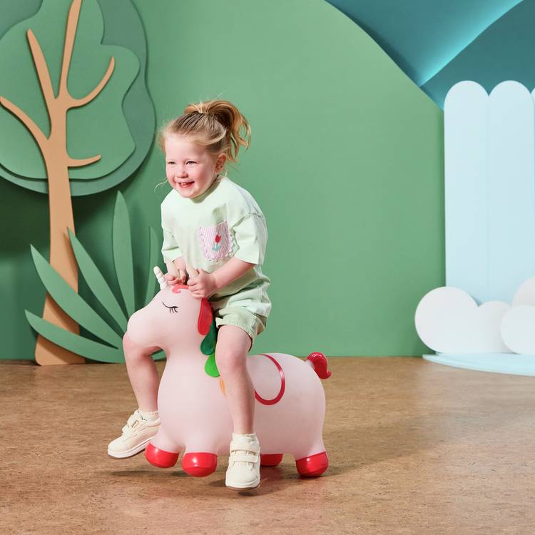 Chad Valley Unicorn Hopper bouncy toy for toddlers (British brand)