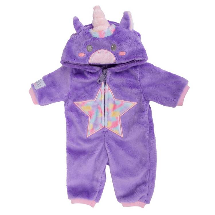 Tiny Treasures unicorn star doll outfit for 44cm dolls, UK version