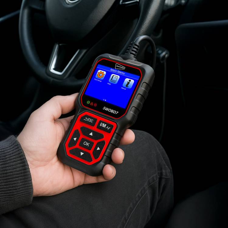 Streetwize OBD II diagnostic reader with cable - British product